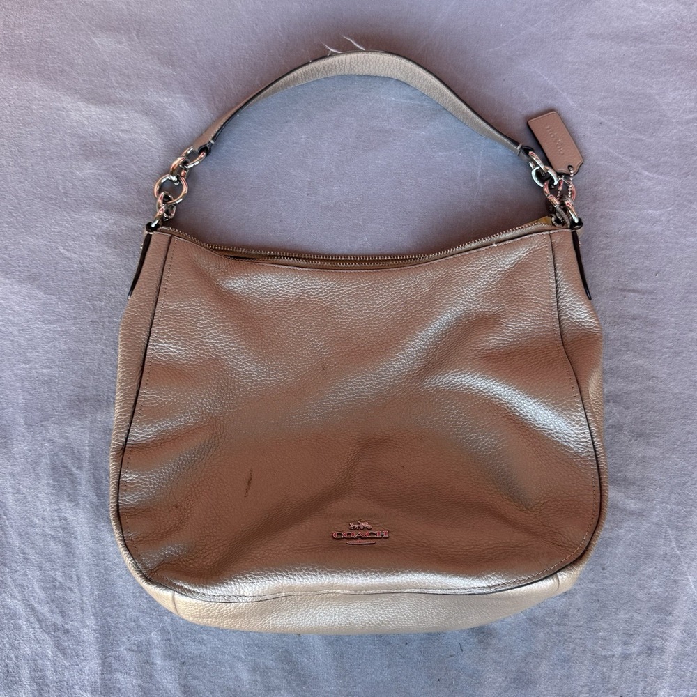 Coach Elle Hobo Bag - Beige - Purse Handbag F38051